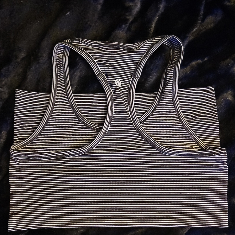 Lululemon Striped Racerback Tank